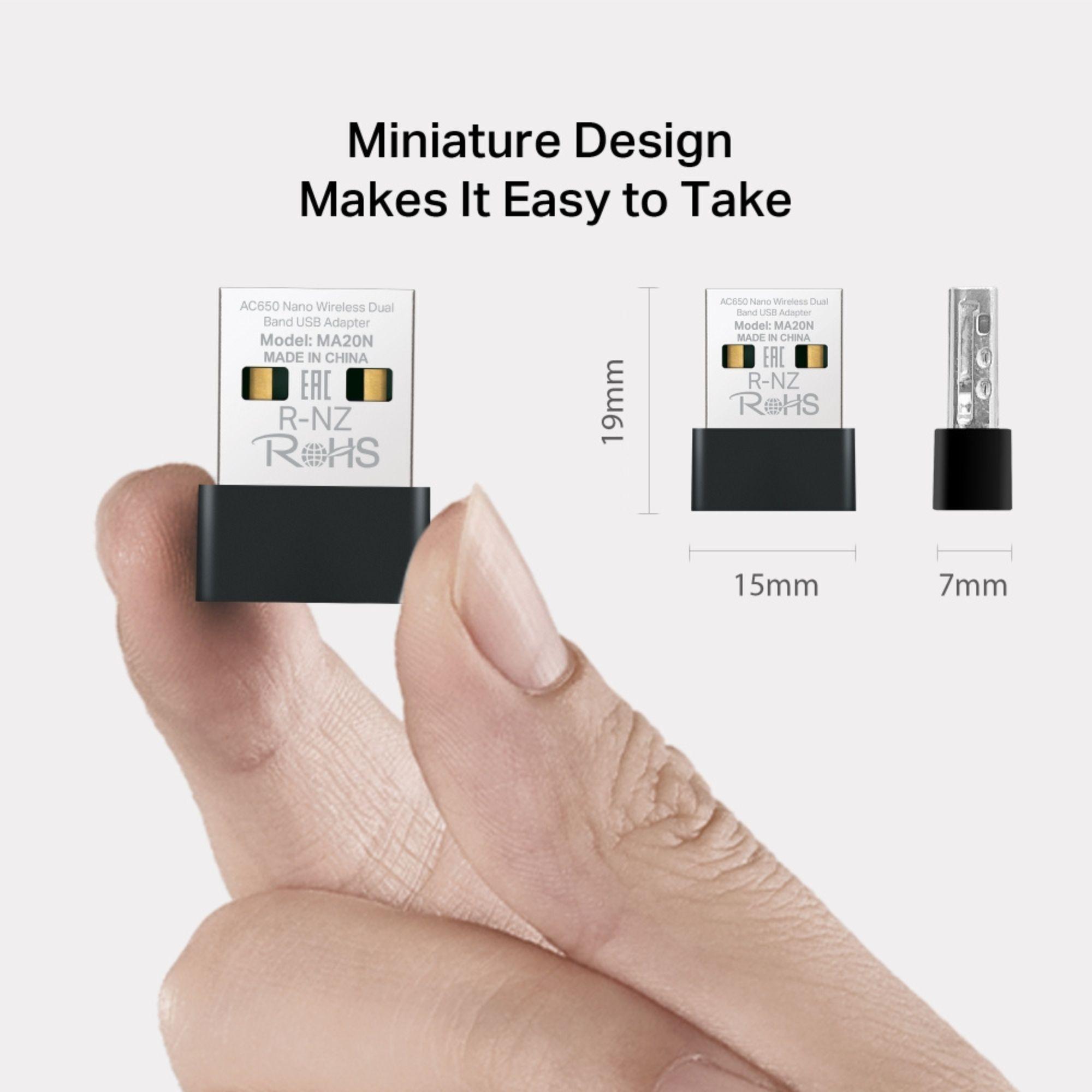 Adaptador USB Wifi 6 Nano AX300 MA14N-2