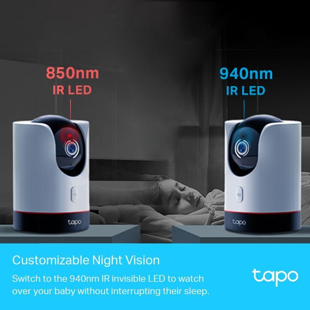 Camara de Seguridad Wifi 6 Motorizada 4MP 2K Tapo C225-6