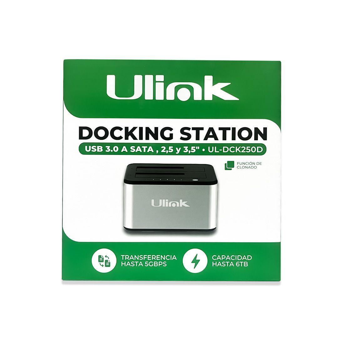 Docking Station Ulink USB 3.0 A Sata Discos 2,5" Y 3,5" Clonador -4