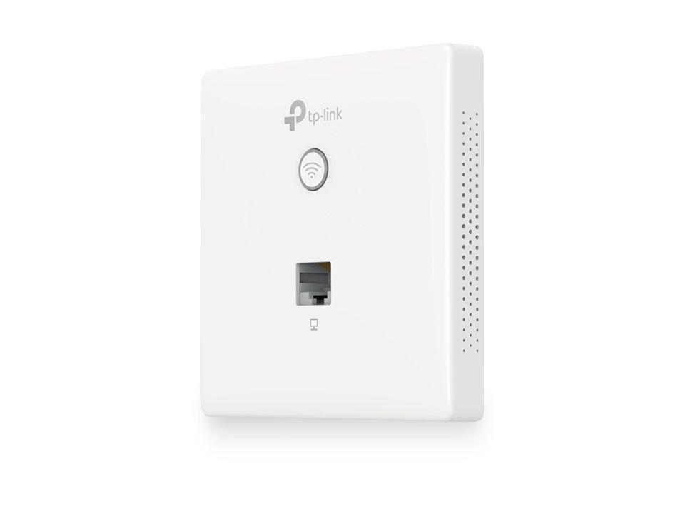 Repetidor Access Point PoE + Lan de Pared Omada EAP115-Wall-0