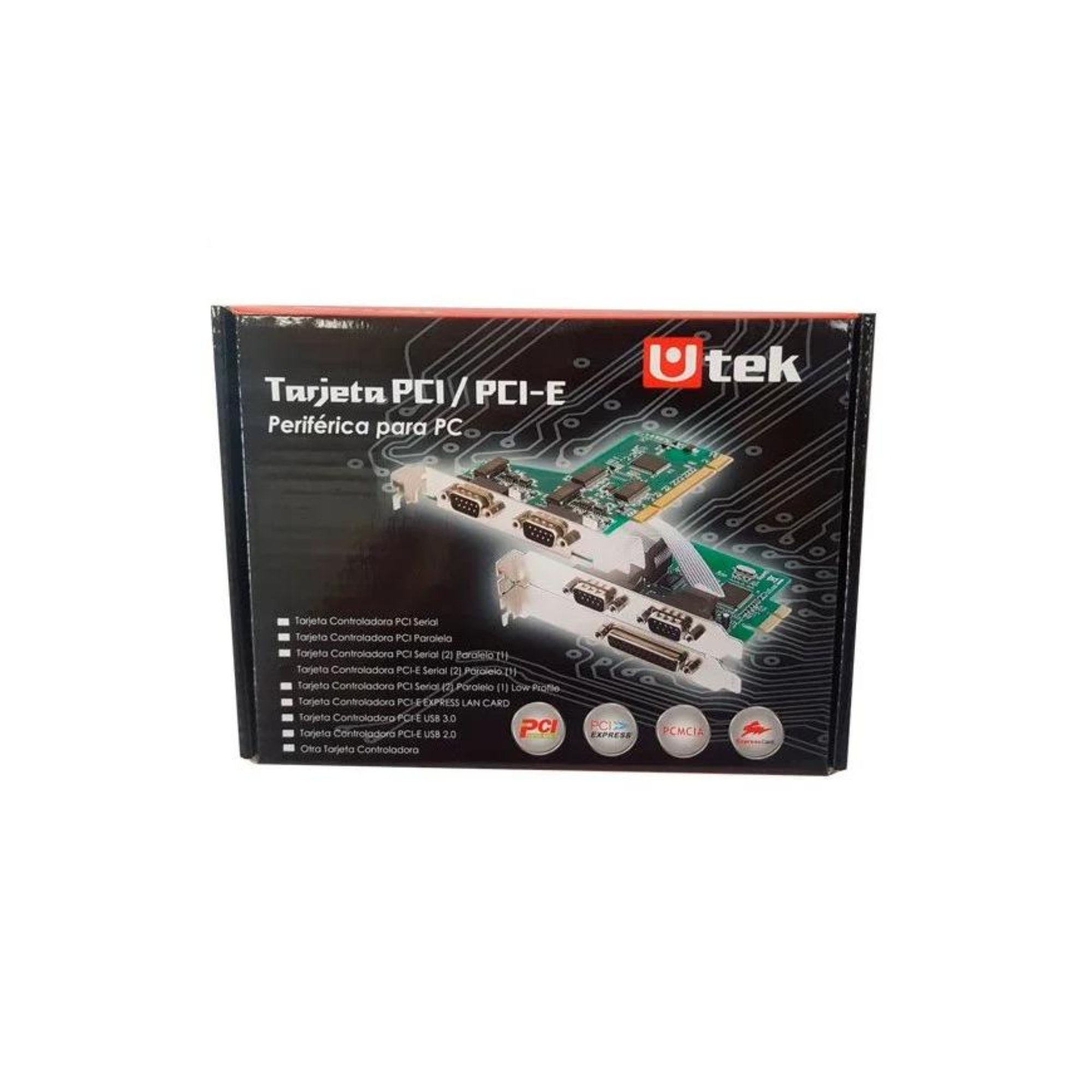 Tarjeta PCI Express Paralela Doble Bracket UT-2PCIESP-0