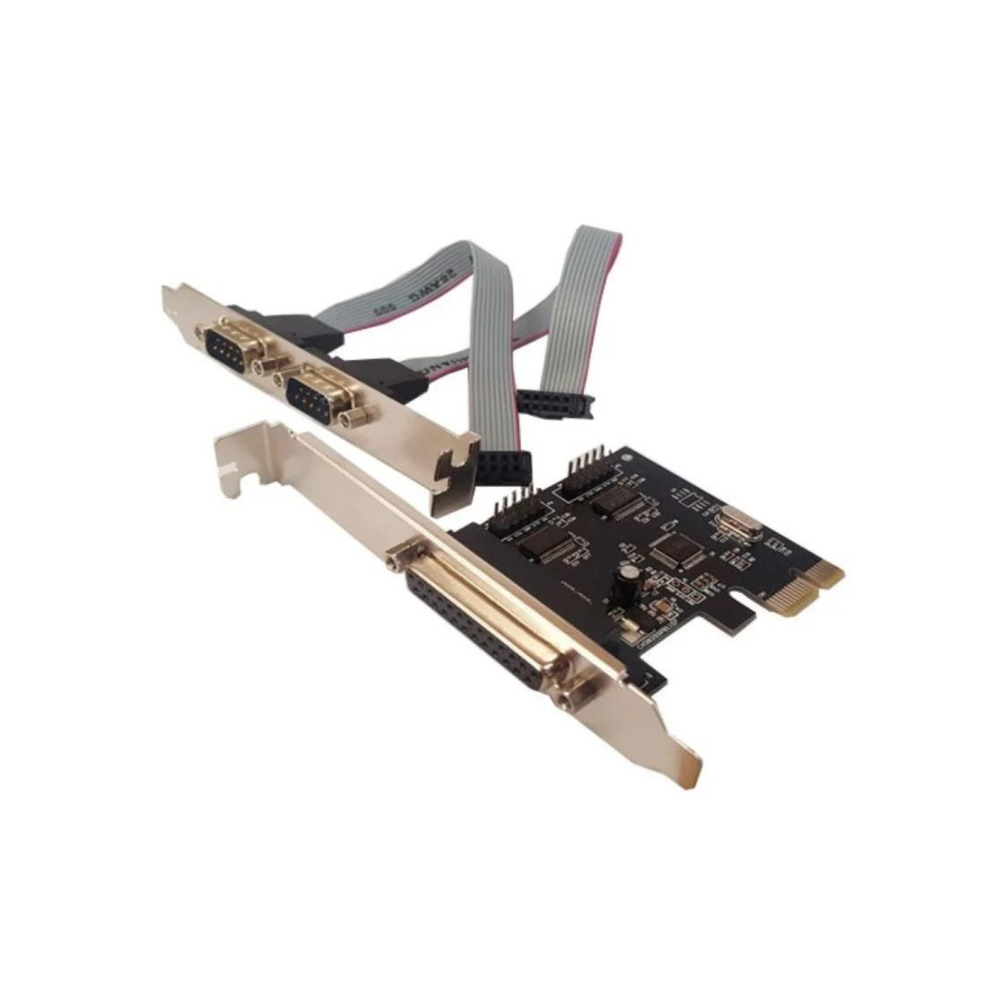 Tarjeta PCI Express Paralela Doble Bracket UT-2PCIESP-1
