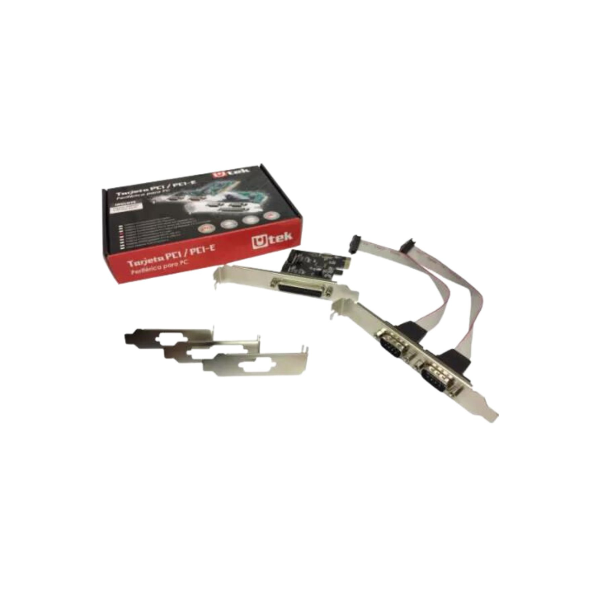 Tarjeta PCI Express Paralela Doble Bracket UT-2PCIESP-3