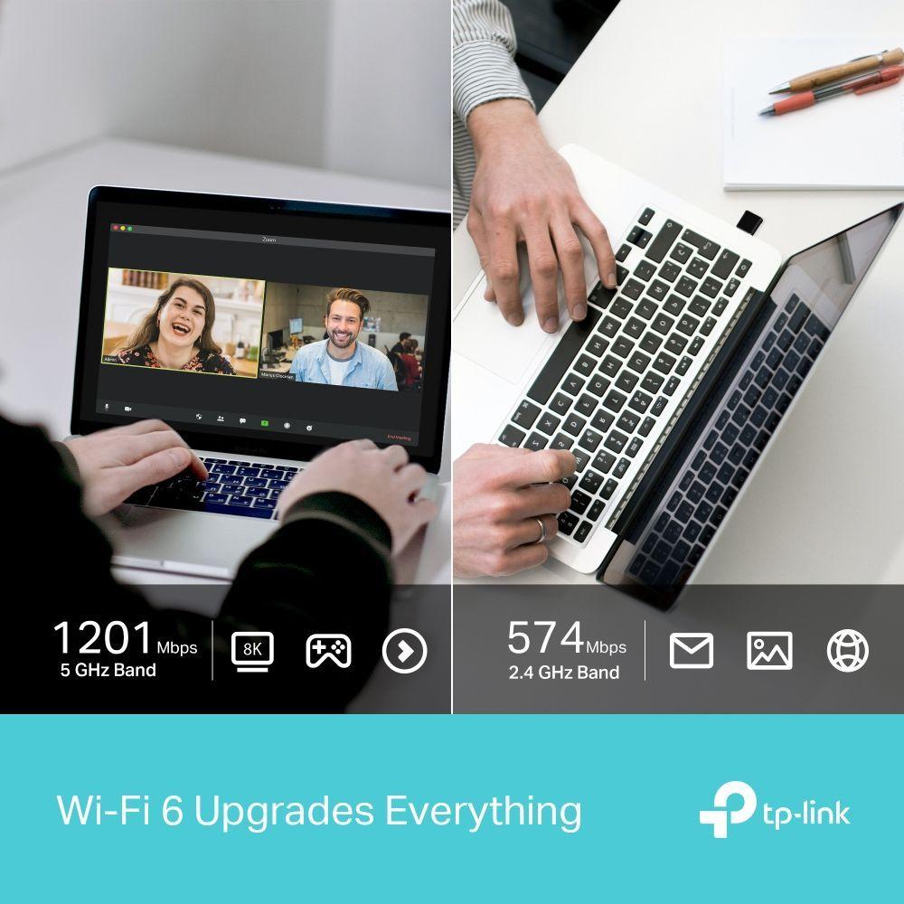 Adaptador USB Inalambrico Wifi 6 Nano Archer TX20U AX1800-4