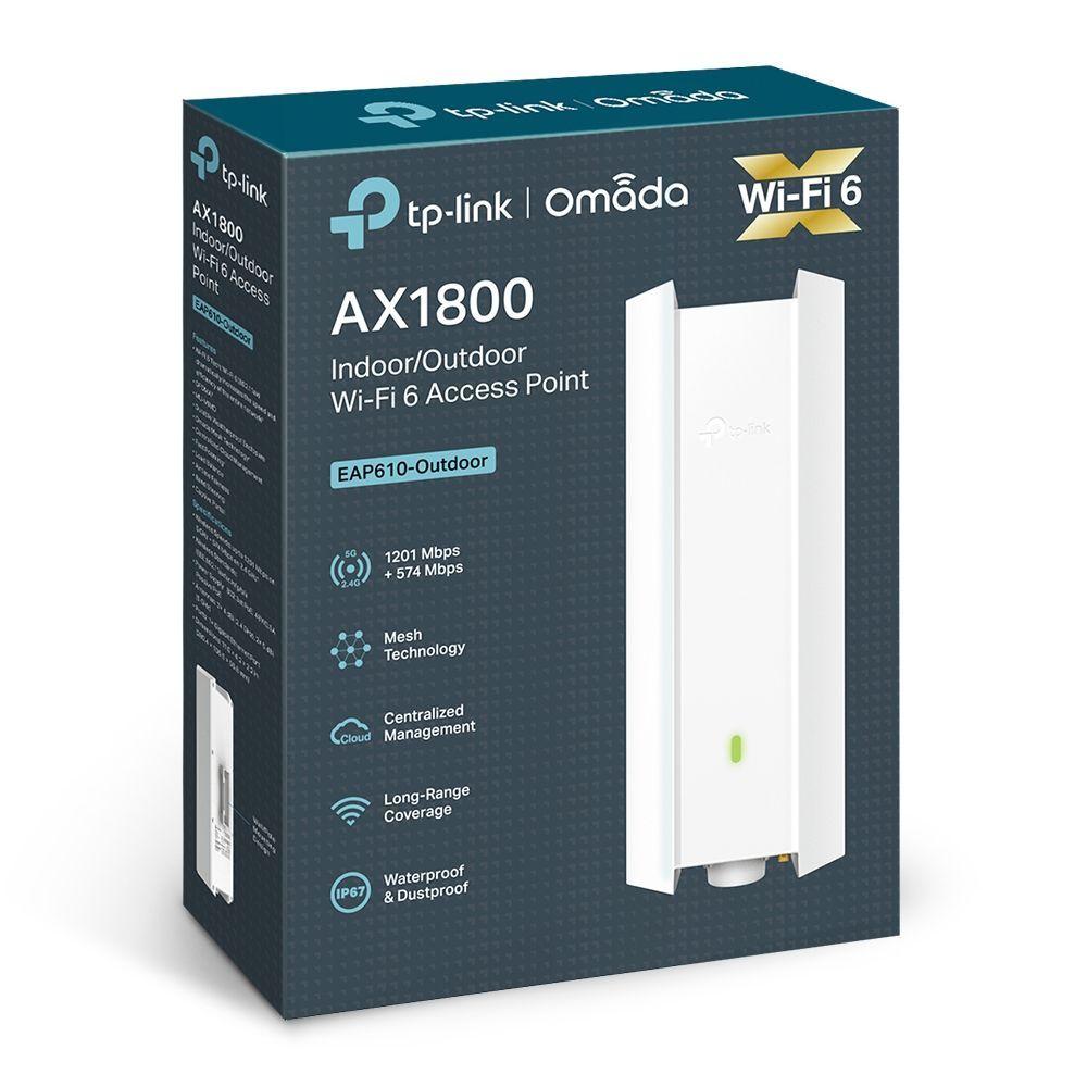 Access Point Exterior Wifi 6 Mesh Gigabit Omada EAP610-Outdoor-4