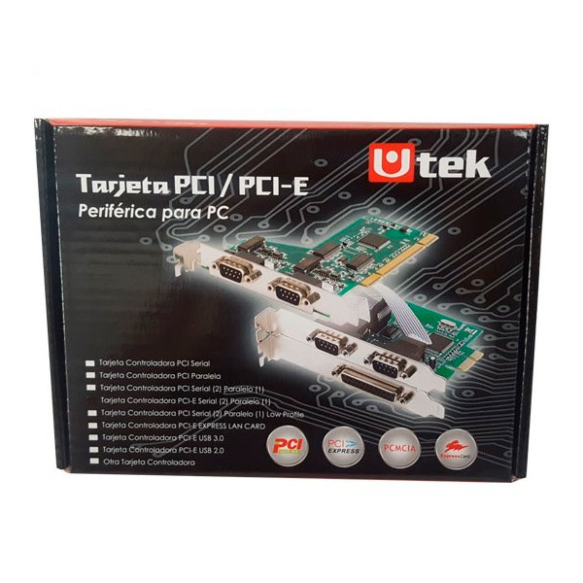 Tarjeta PCI express (PCI-E) 2 puertos Seriales UT-PCIESR-2