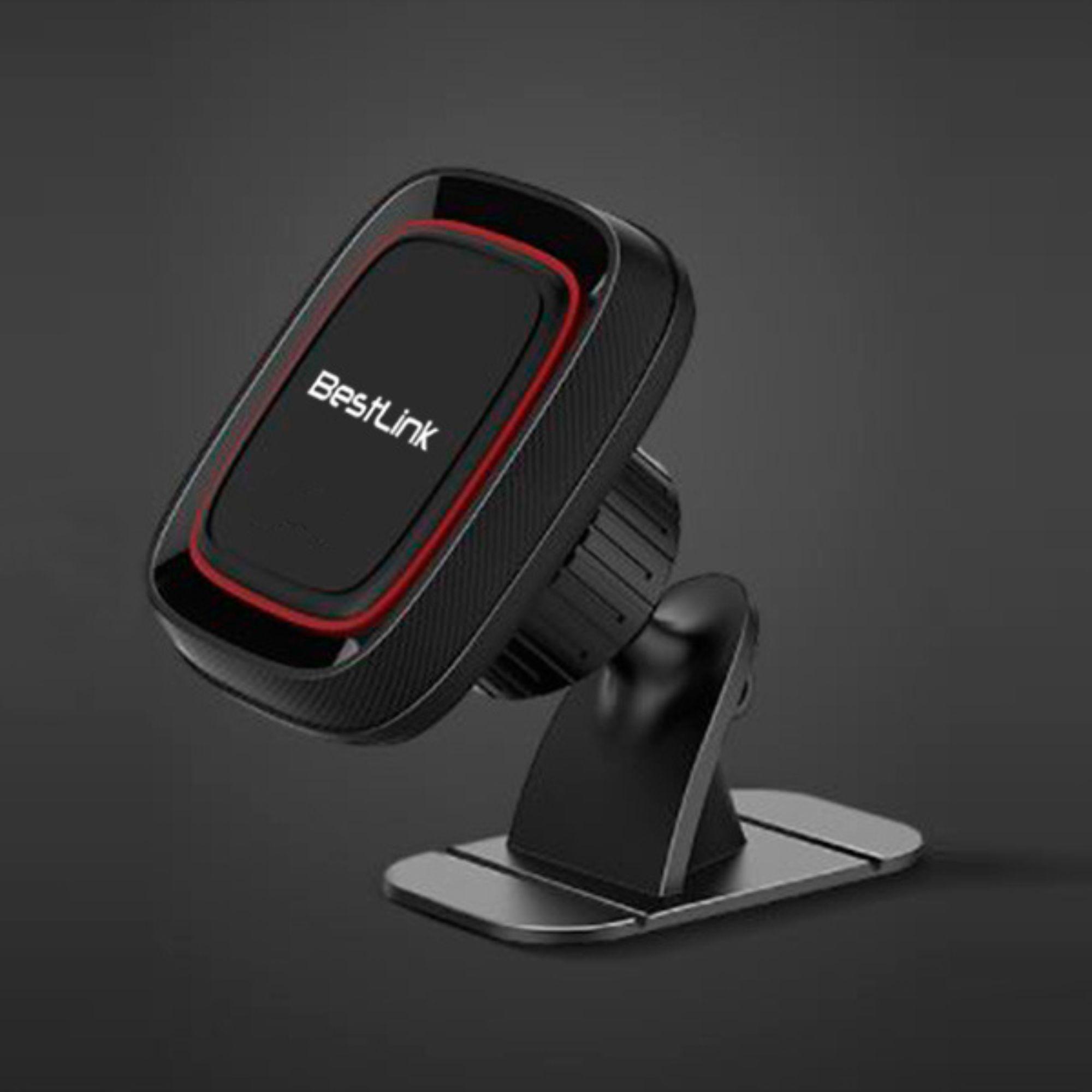 Soporte Magnético con Base Autoadhesiva y Rotación 360º para Autos-3