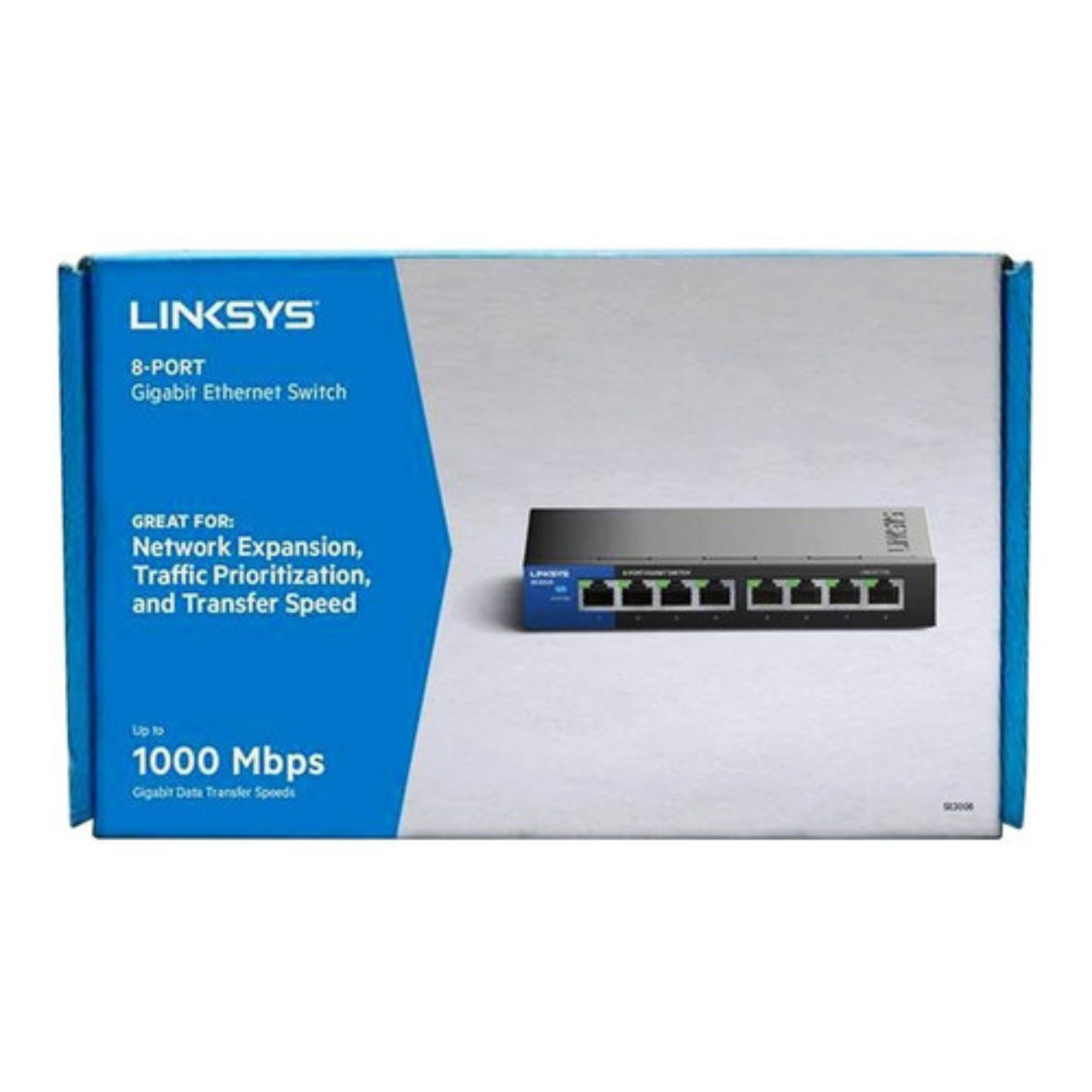 Switch Linksys 8 Puertos Gigabit Se3008-2
