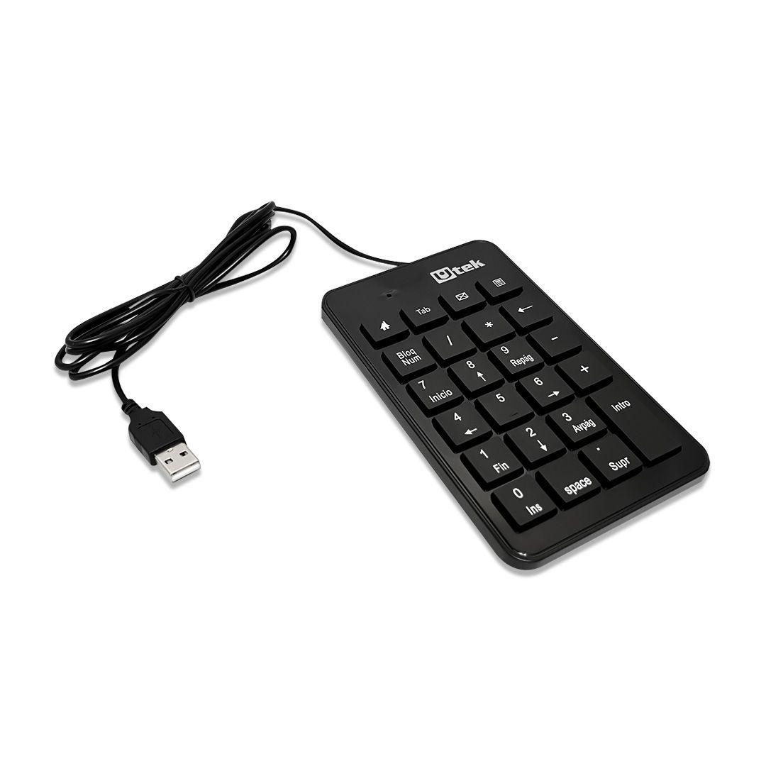 Teclado Numérico USB Multimedia 23 Teclas Utek UT-KBN700U -3
