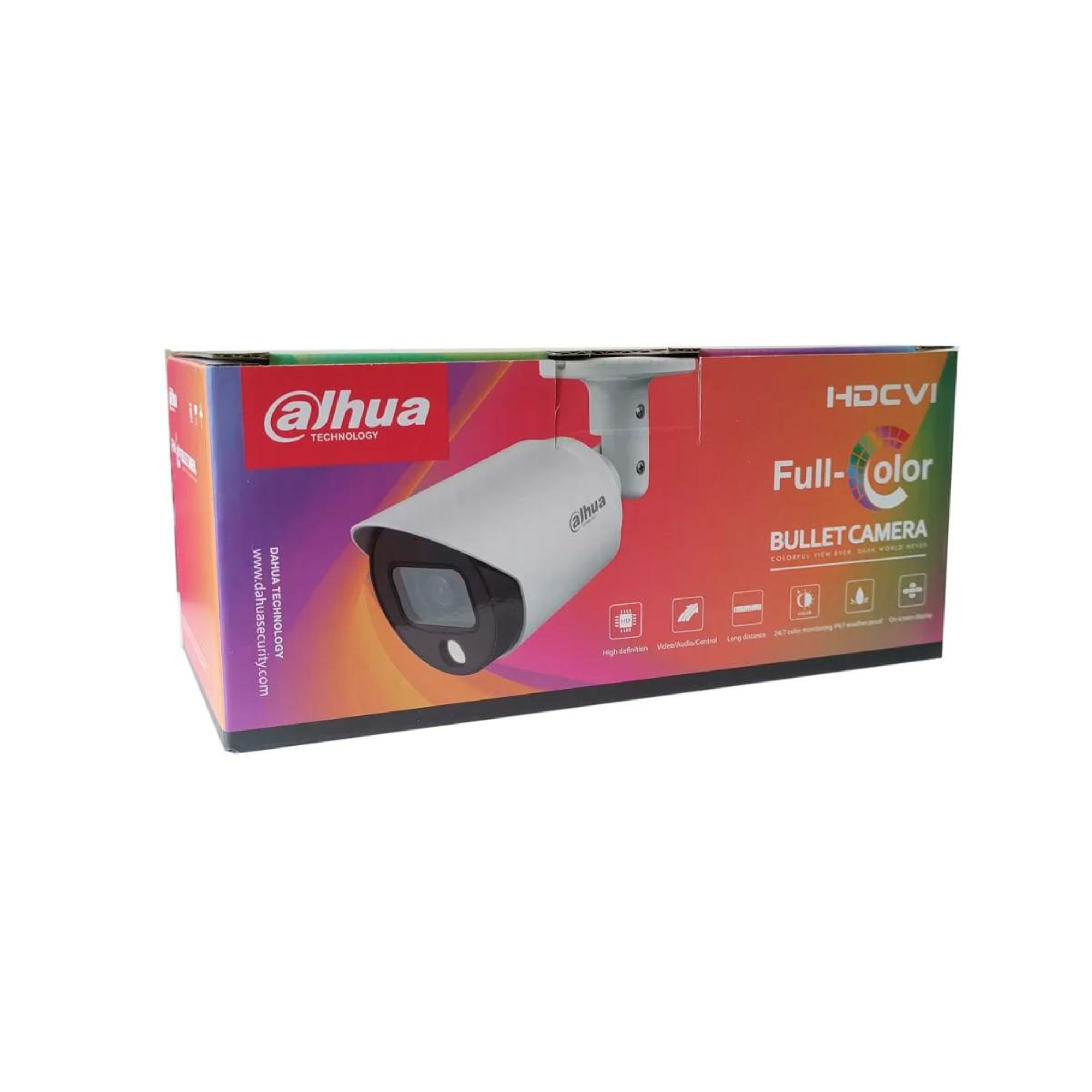 Camara Bullet Analoga Dahua 2MP Full Color LED 20M-3