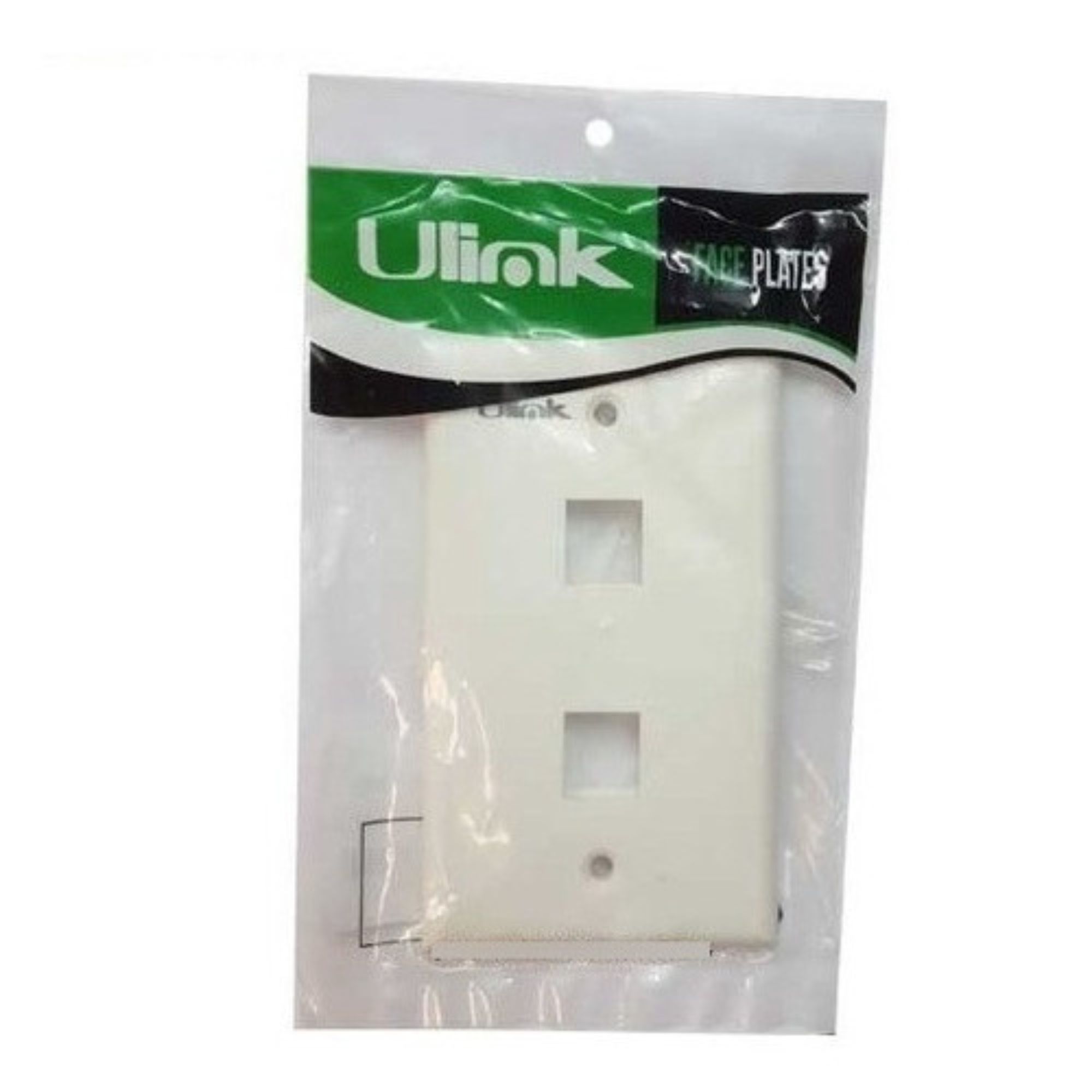 Faceplate Doble 2 Modulo Rj45 / Rj11 Ulink-2