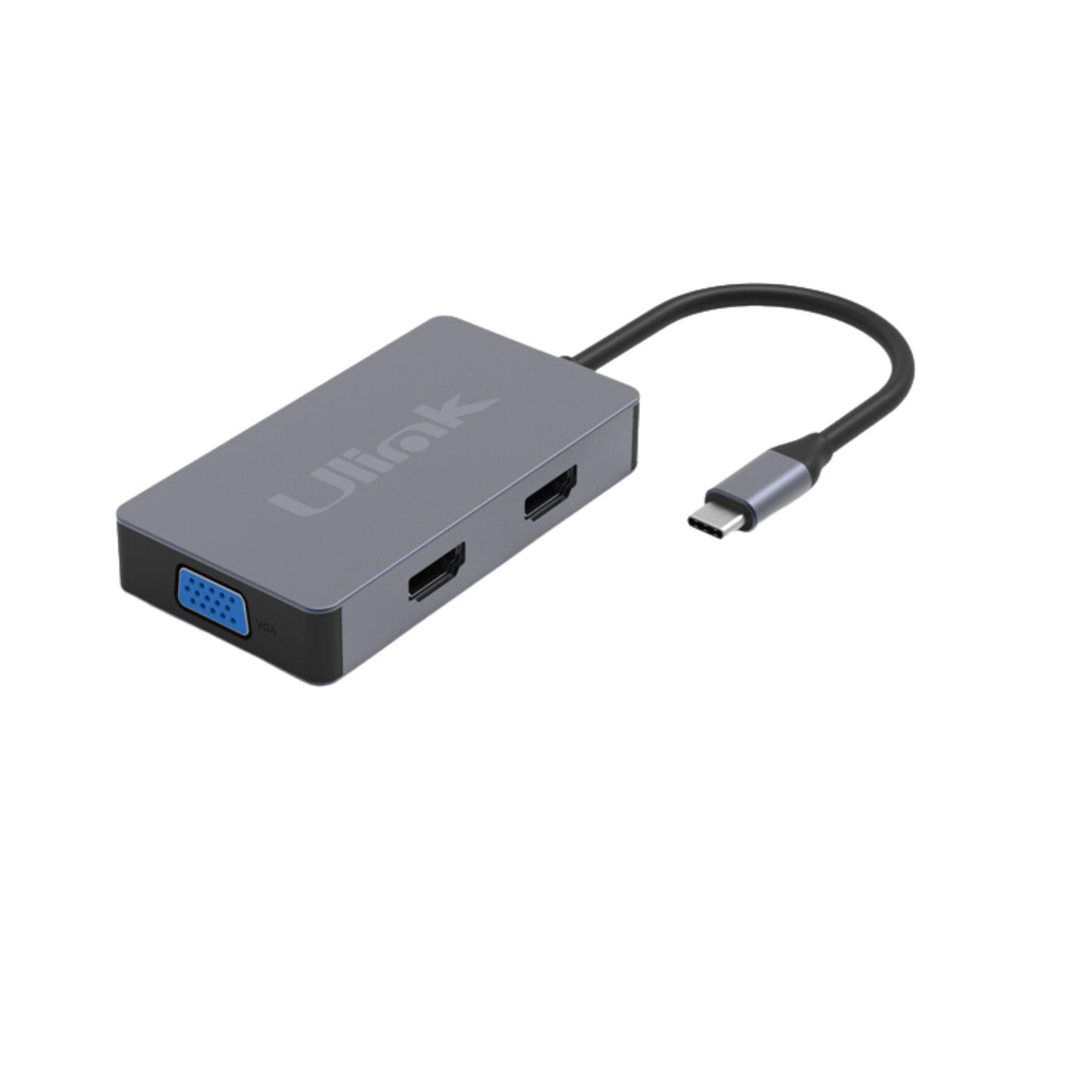 Adaptador Multipuerto USB C 5 en 1 Ulink Alta Calidad-2