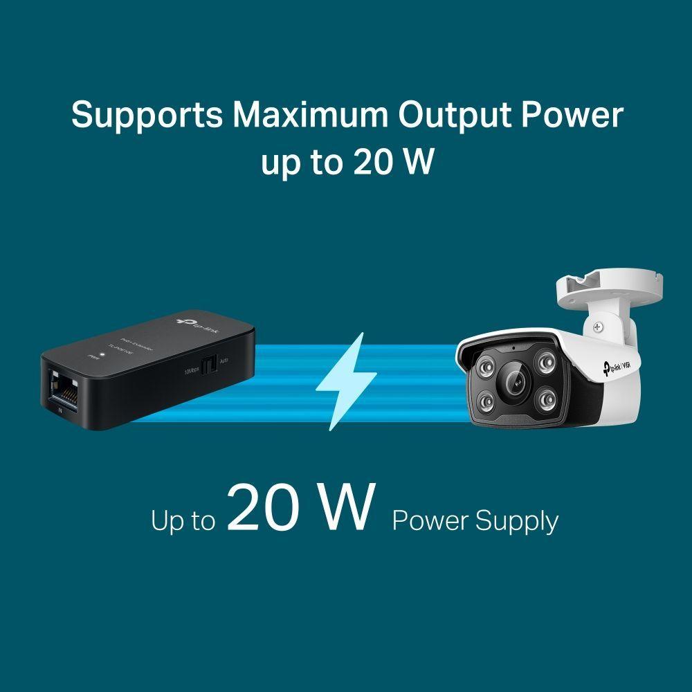 Adaptador Extensor PoE+ Fast Ethernet TL-PoE10E Hasta 250m-6
