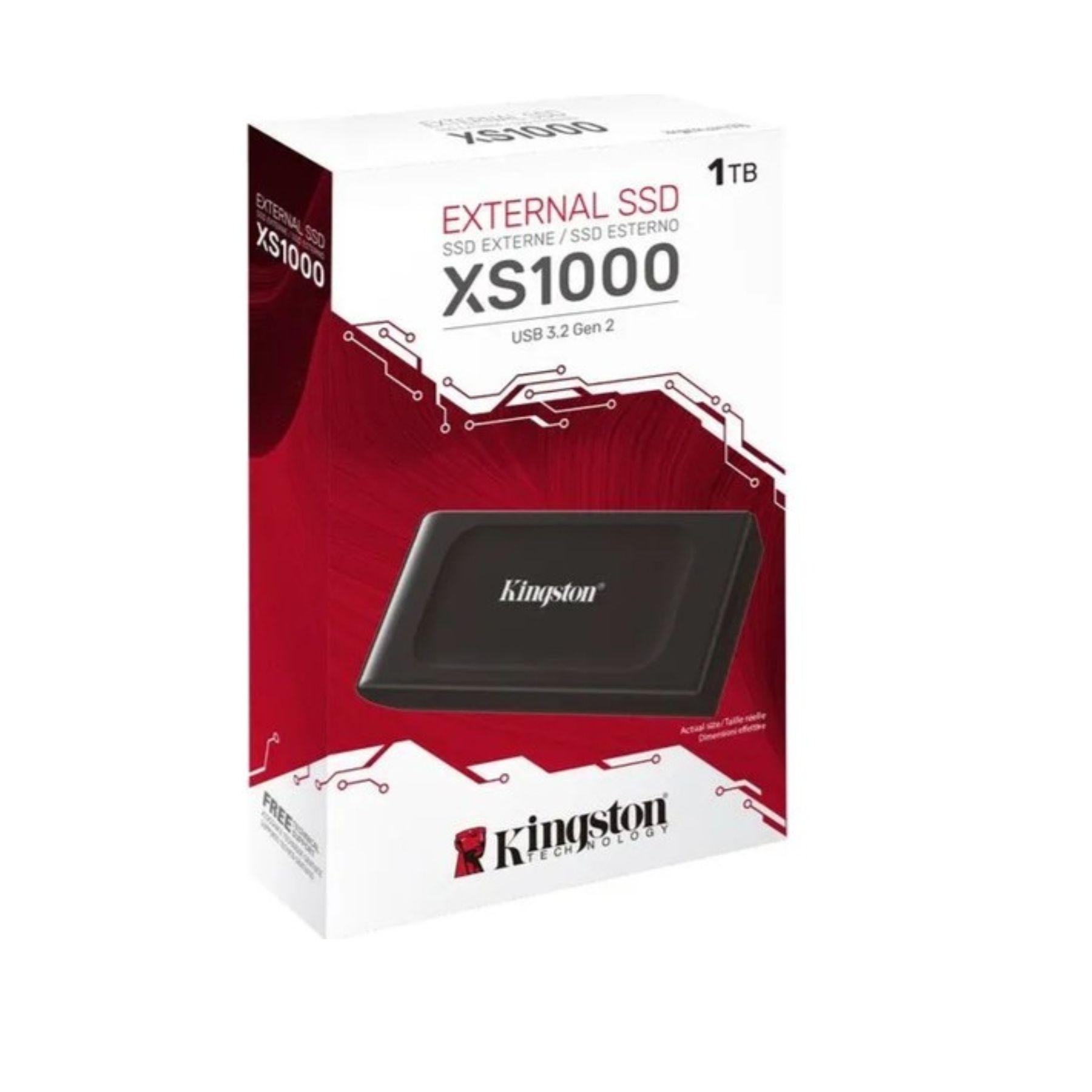 Disco Duro SSD Externo 1TB USB 3.2 Kingston XS1000-1