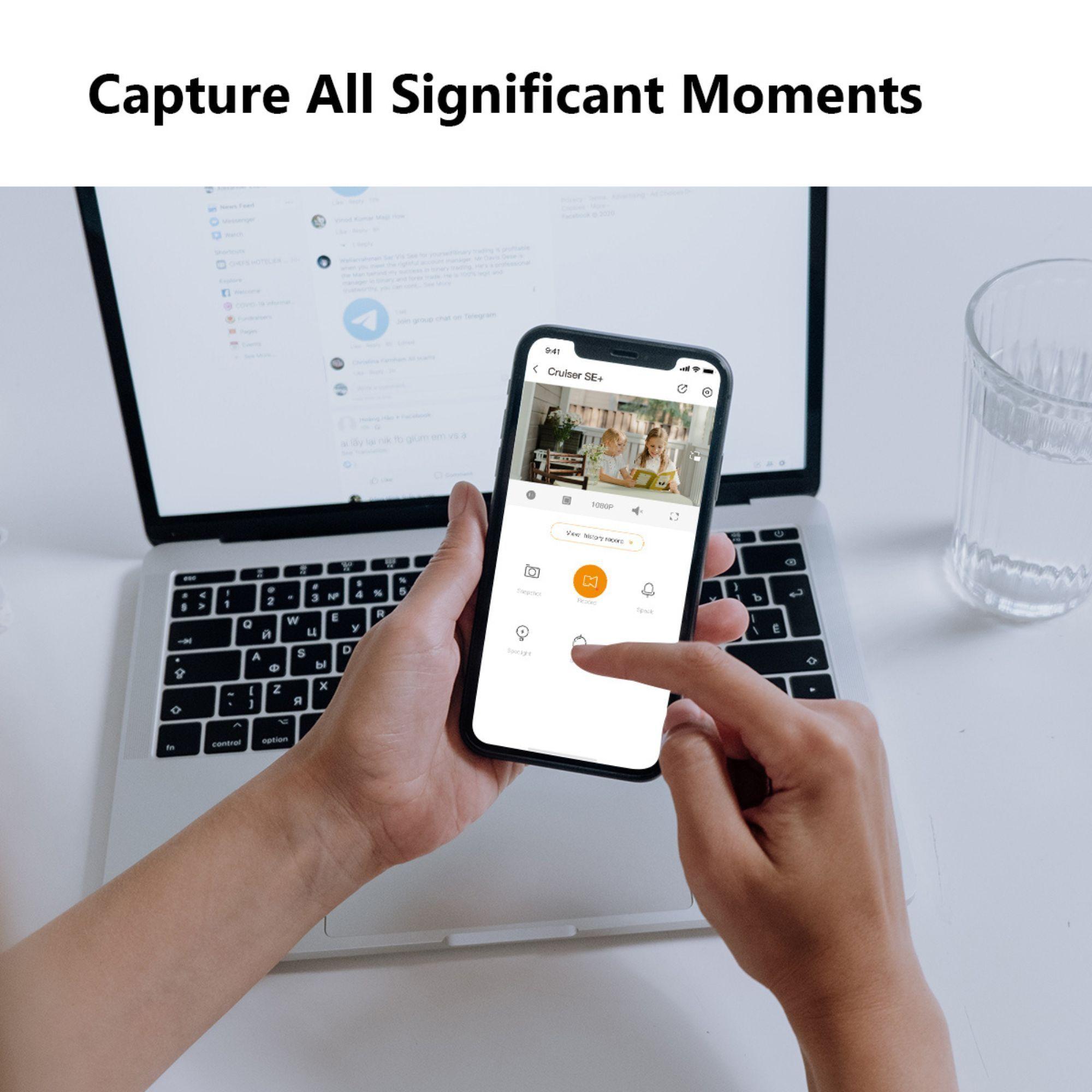 Camara Wifi Motorizada Exterior 5MP 3K Full Color Cruiser SE+-3