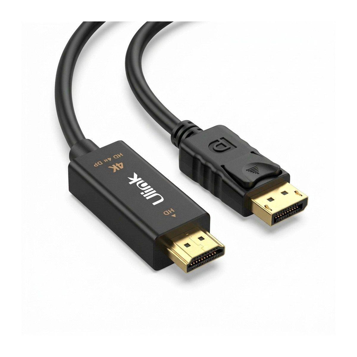 Cable Adaptador HDMI a DisplayPort 4K 60Hz de 1.8 Metros-0