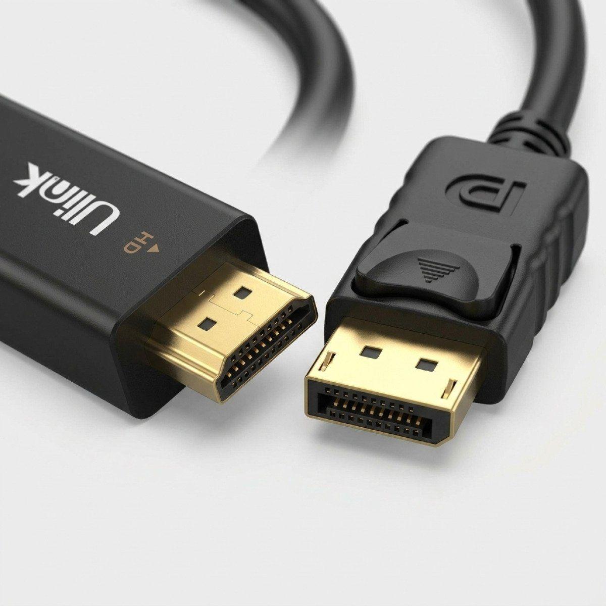 Cable Adaptador HDMI a DisplayPort 4K 60Hz de 1.8 Metros-2