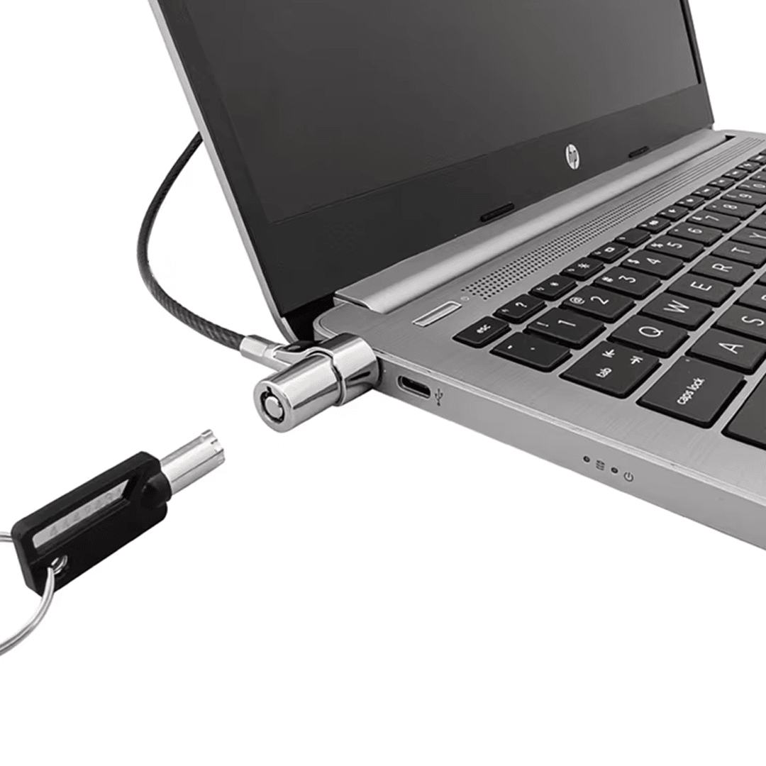 Candado Notebook Utek UT-LK080K Slot Nano con Llave y Cable de Acero 1.8 m-2