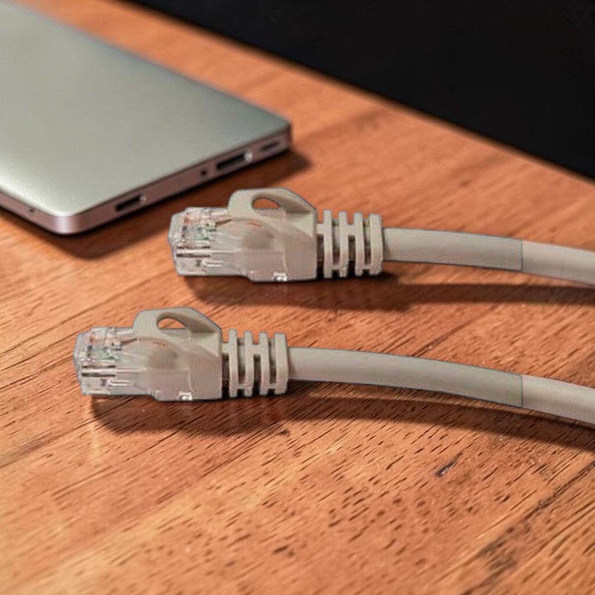 Cable De Red / Patch Cord Certificado Cat6 3 Mts Gris-3