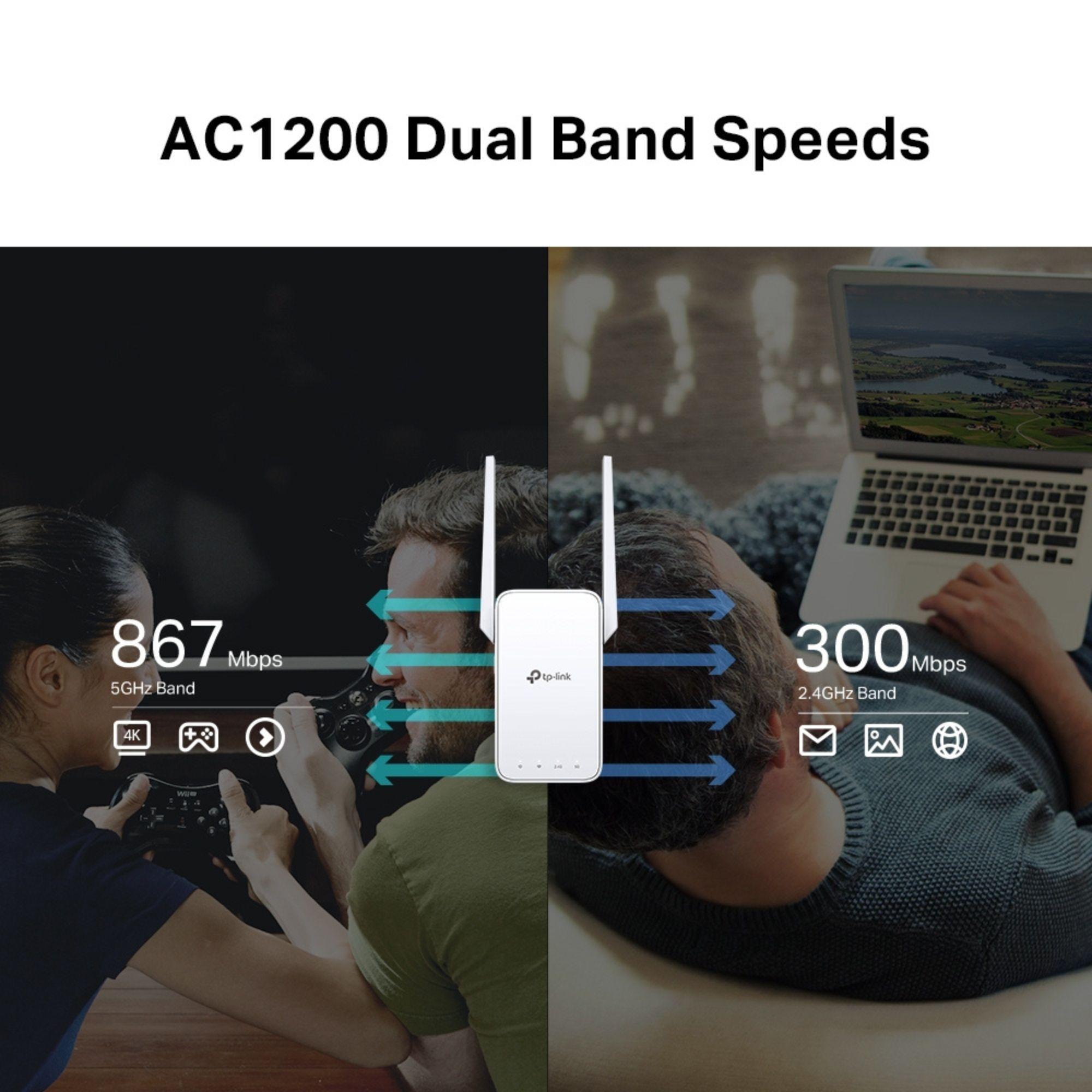 Repetidor WIFI Dual Band AC1200 Mesh TP-Link RE315-4