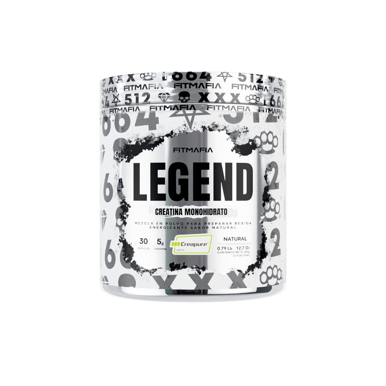 Creatina Legend 360gr con Cafeina y Taurina-0