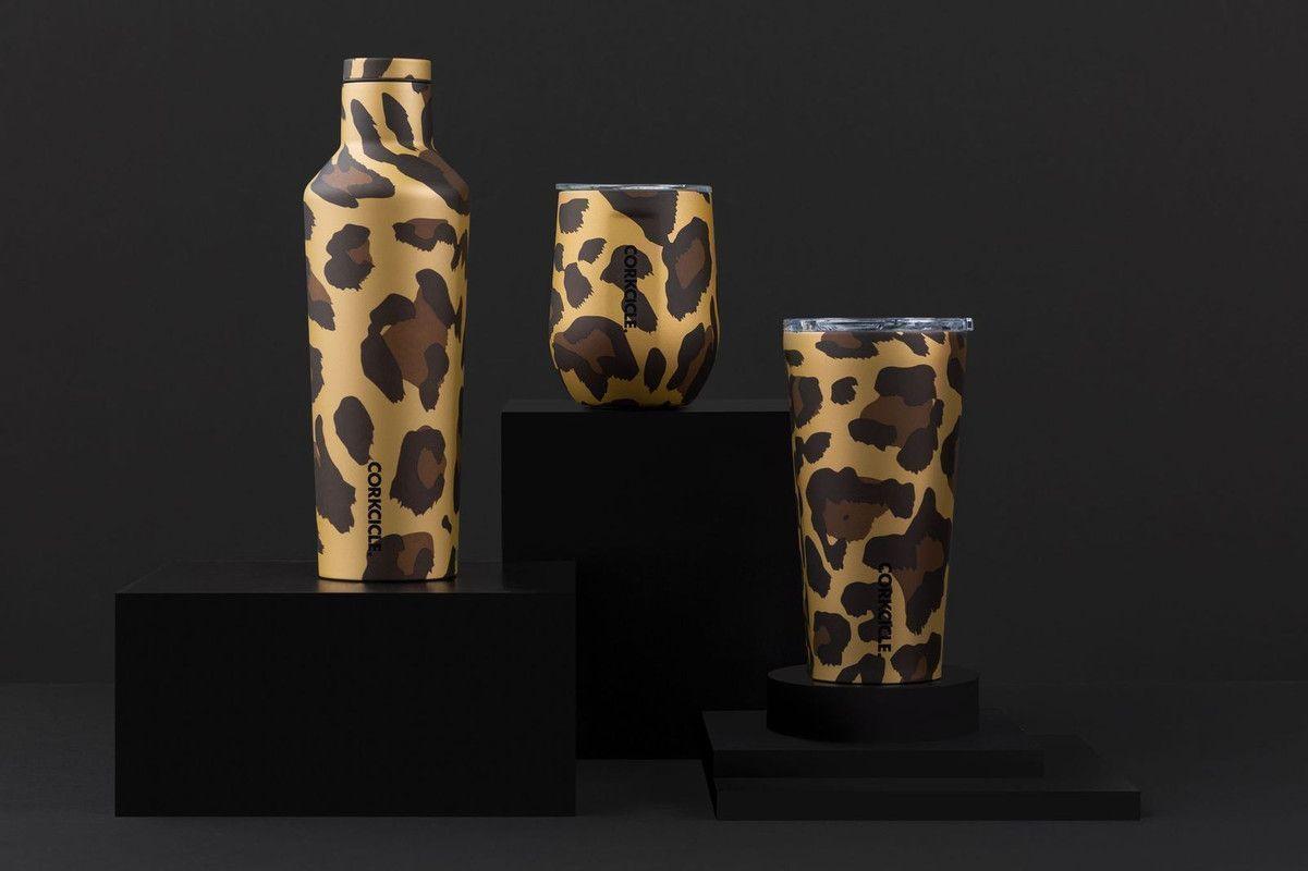Botella Térmica 473ml CORKCICLE Luxe Leopard-1