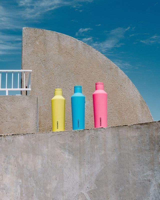 Botella Térmica 473ml CORKCICLE Neon Lights Pink-1