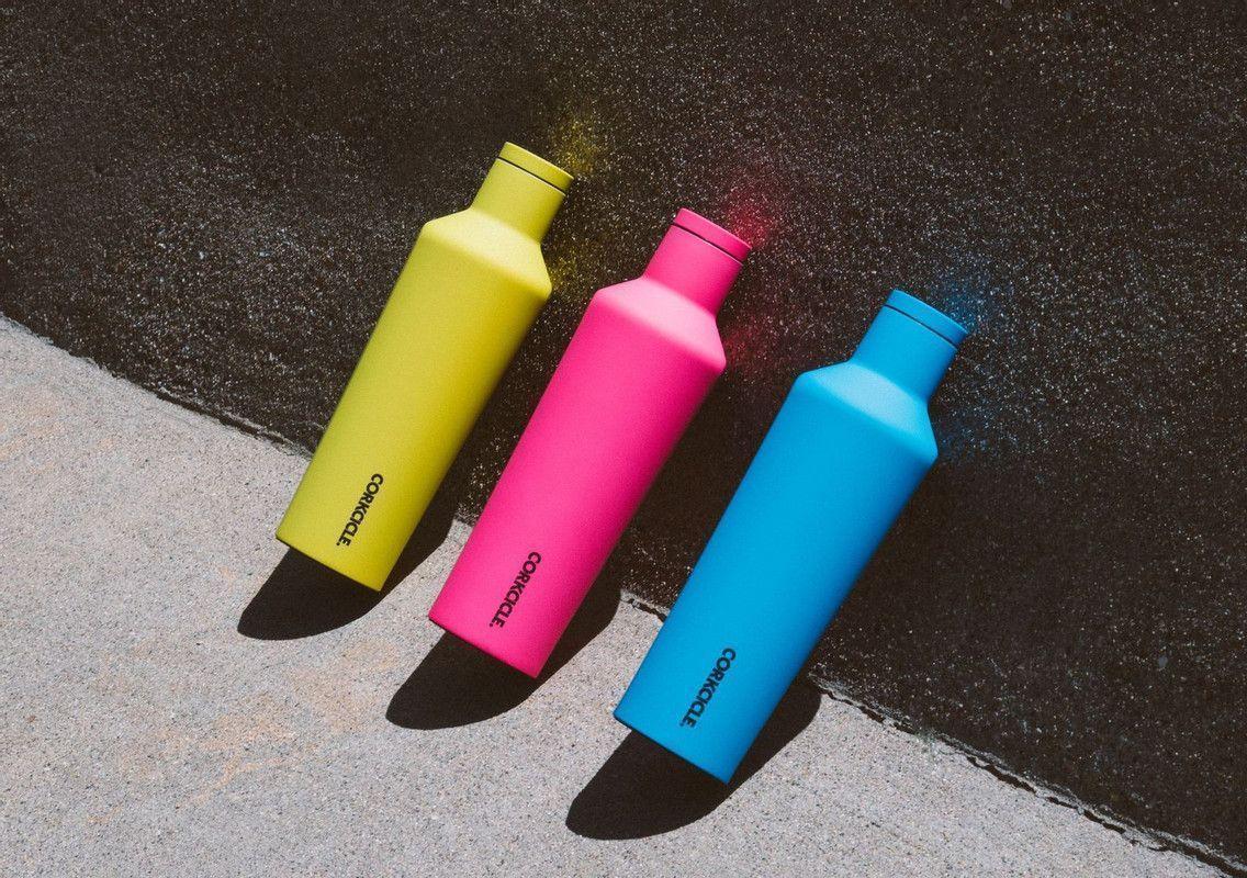 Botella Térmica 473ml CORKCICLE Neon Lights Pink-2