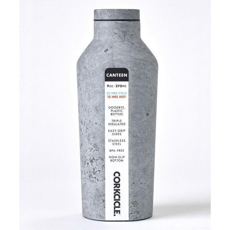 Botella Térmica 266ml CORKCICLE Concrete-1