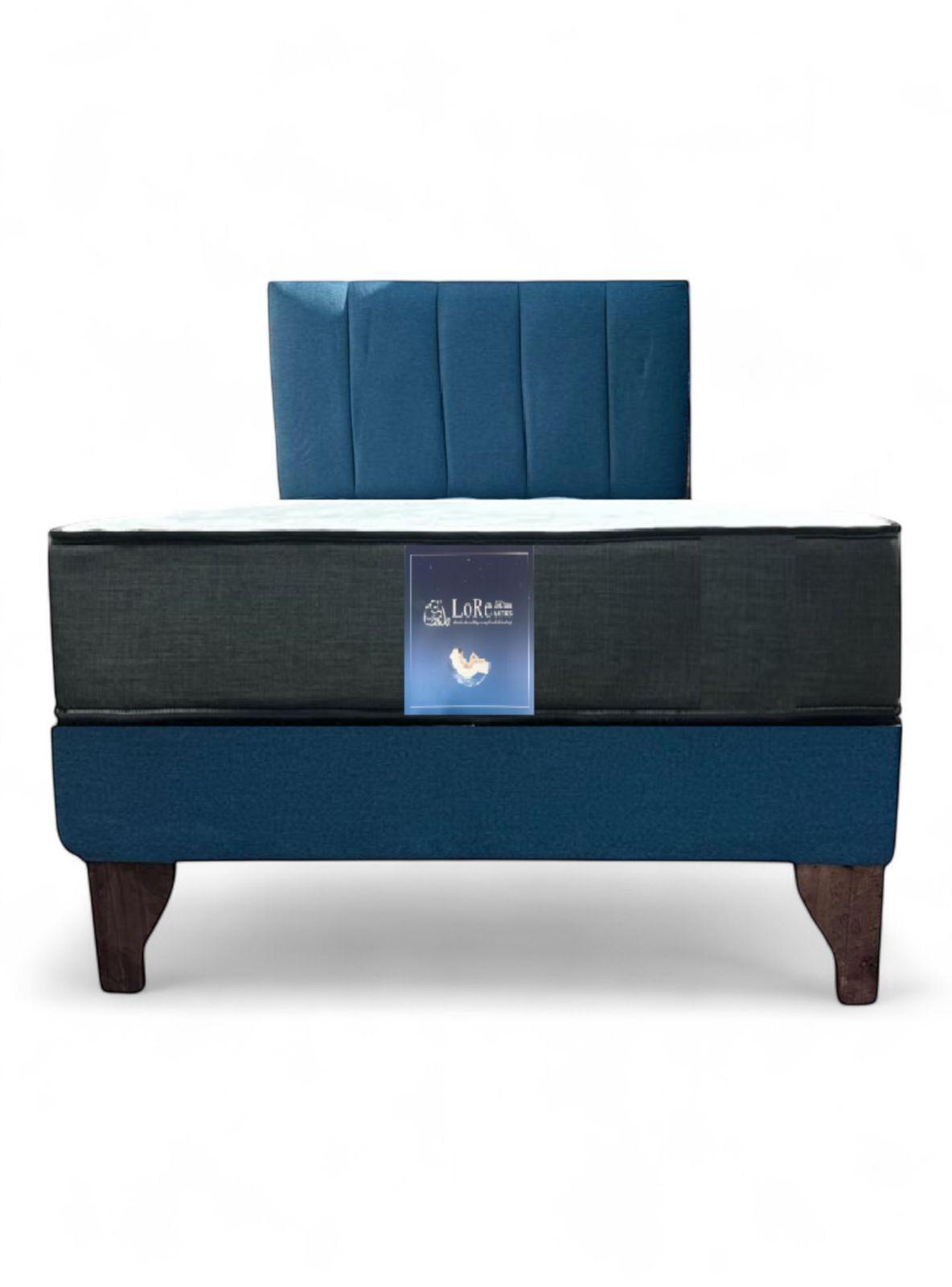 CAMA TUBULAR AZUL INDIGO 1.5P-0
