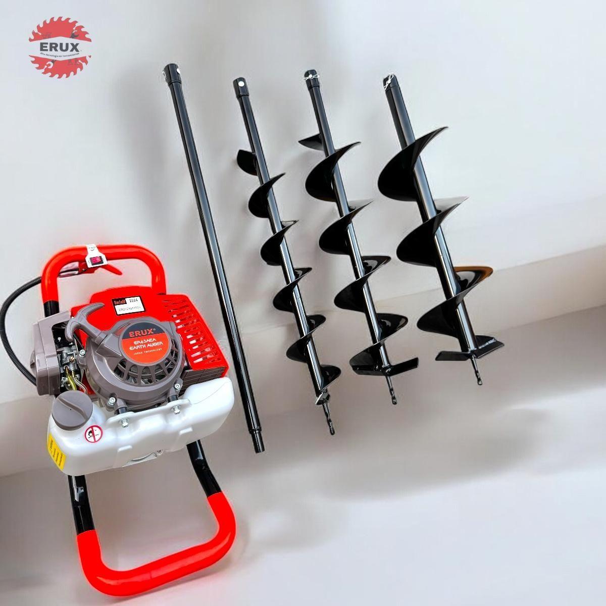 Barreno Ahoyador 63cc + 3 Brocas + Extension-1