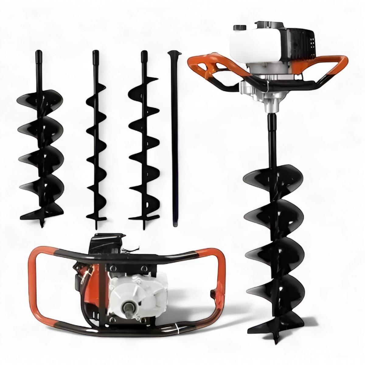 Barreno Ahoyador 63cc + 3 Brocas + Extension-2