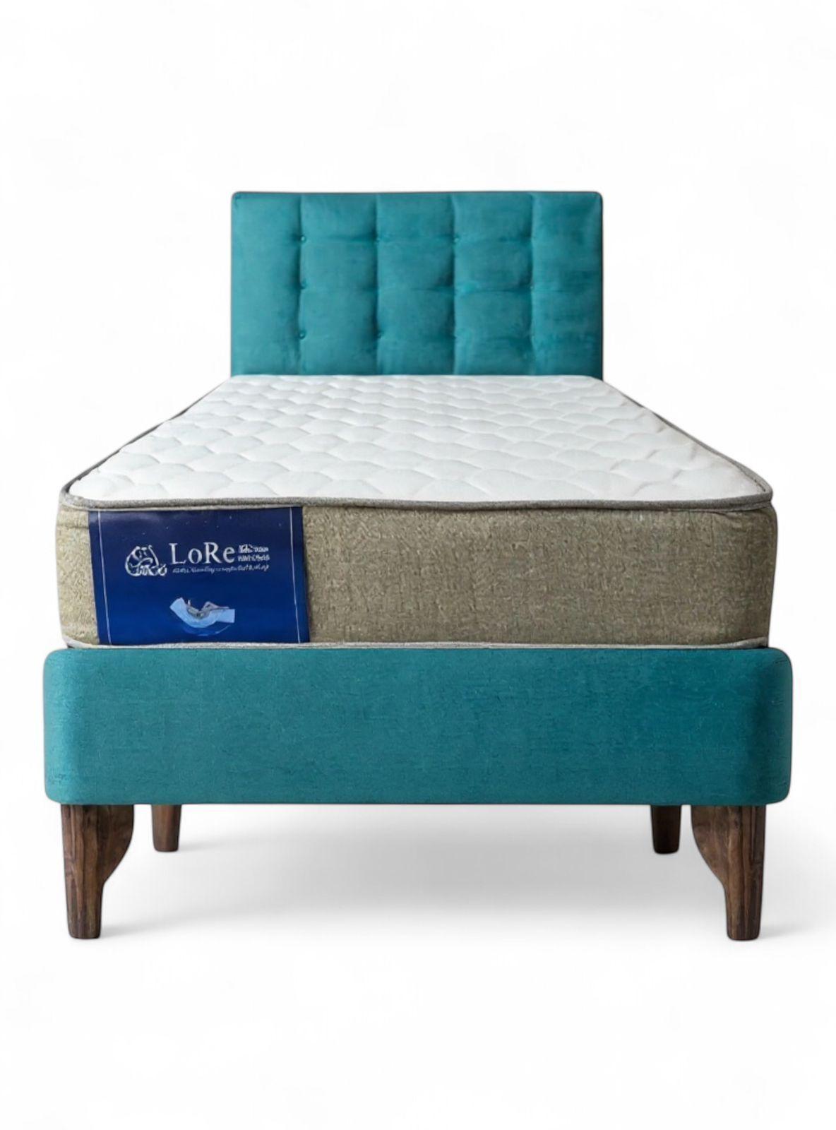 CAMA TURQUESA1.5PLAZA FELPA-0