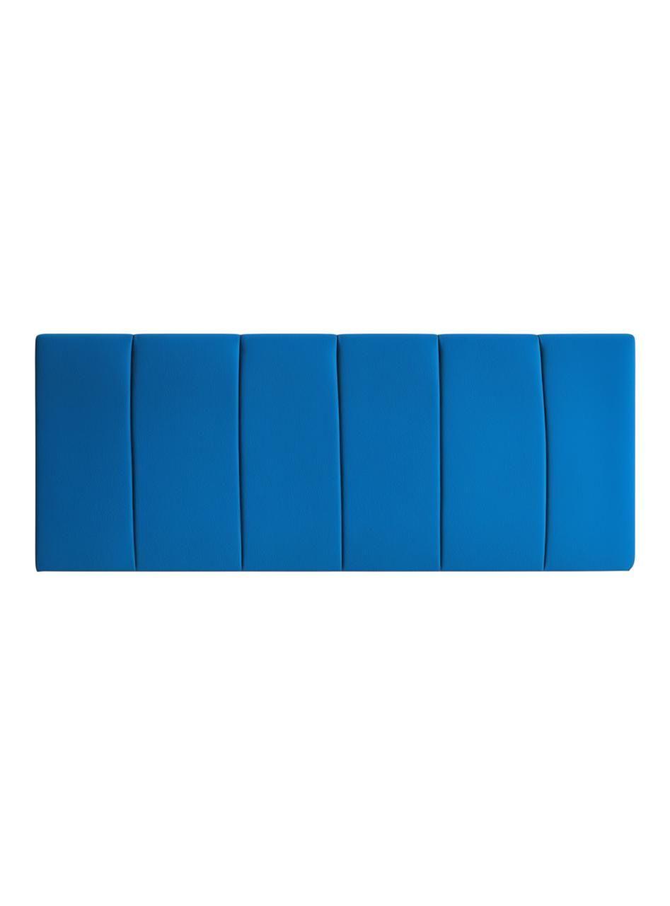 RESPALDO PARA CAMA 2 PLAZAS TUBULAR FELPA AZUL-0