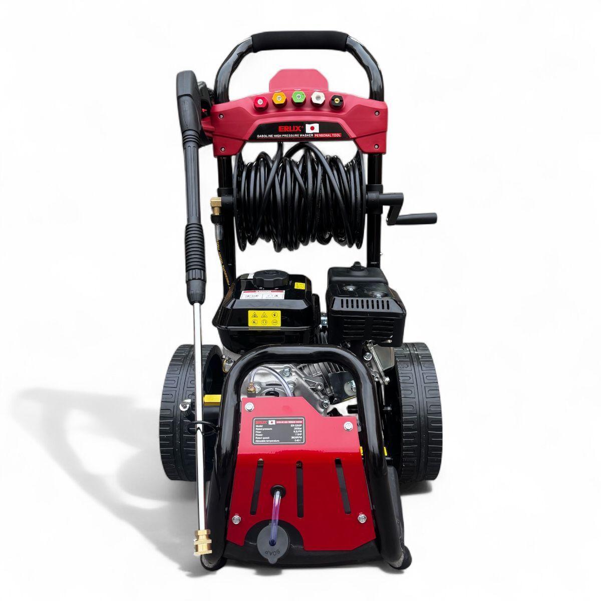 Hidrolavadora Bencinera Industrial De 7hp 2465psi Rojo-0