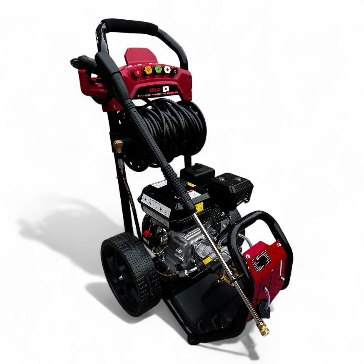 Hidrolavadora Bencinera Industrial De 7hp 2465psi Rojo-1