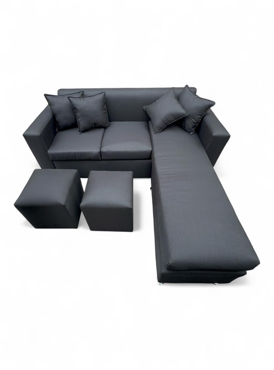 SOFA SOFIA EN L NEGRO LINO-3