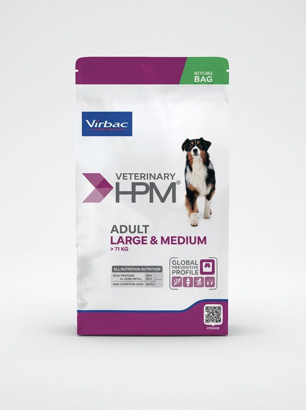 Virbac Veterinary HPM Adulto Perro Large Medium 12 kg-0