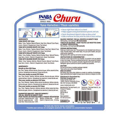 Churu Gato Frasco 50 Tubos Sabor Atun Premio Snack-2