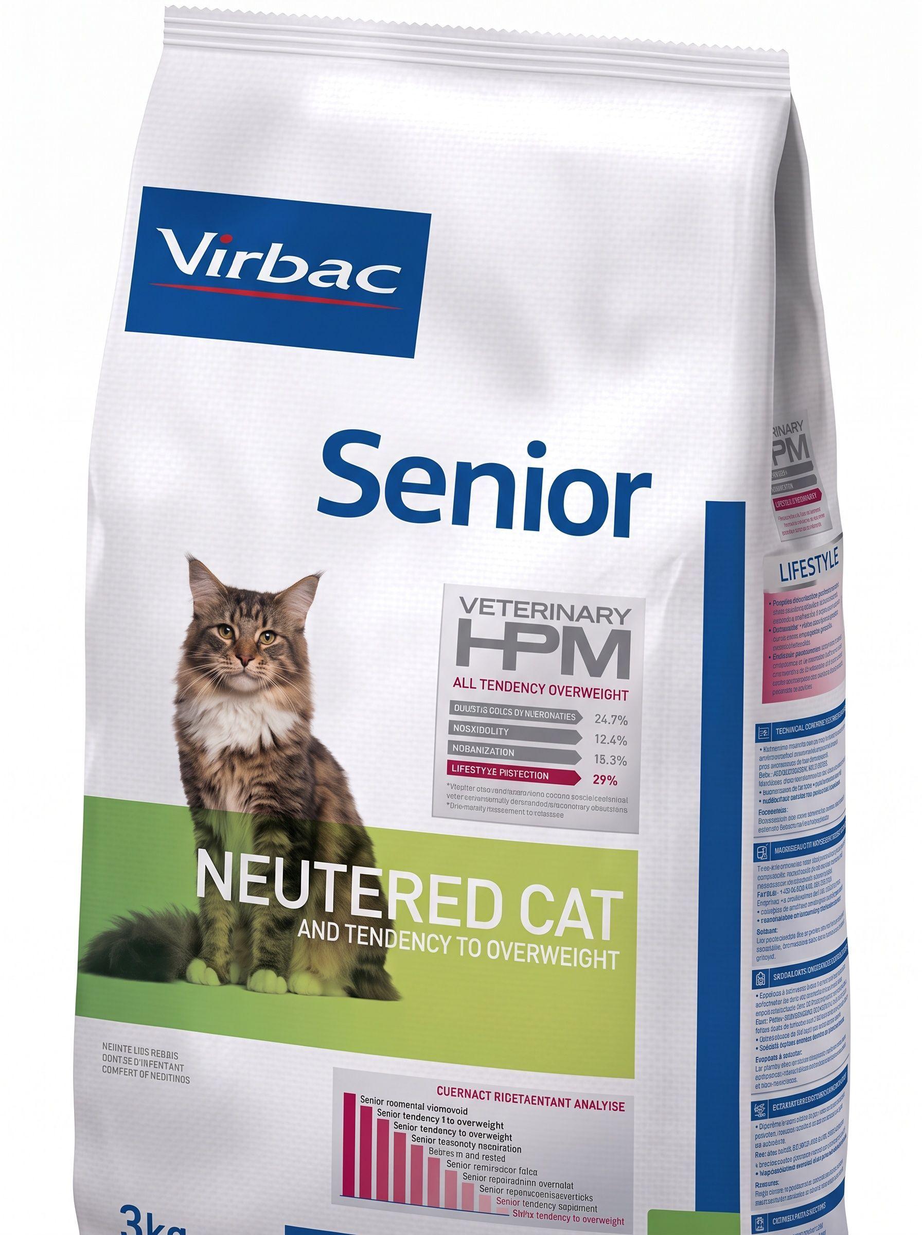 Alimento Virbac Gato Hpm Senior 3 Kg-2