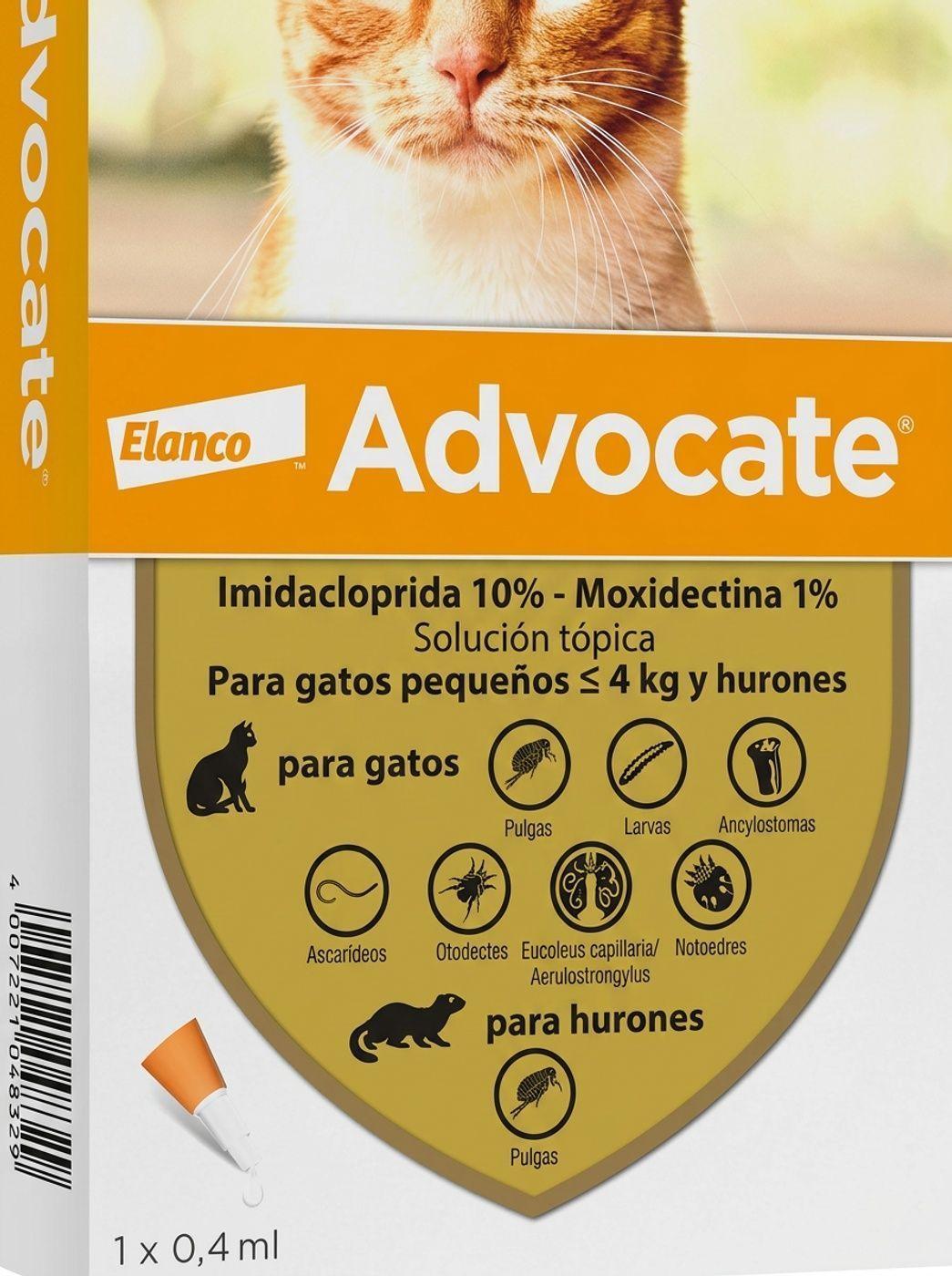 Advocate Pipeta Gato hasta 4 Kg Antiparasitario-2