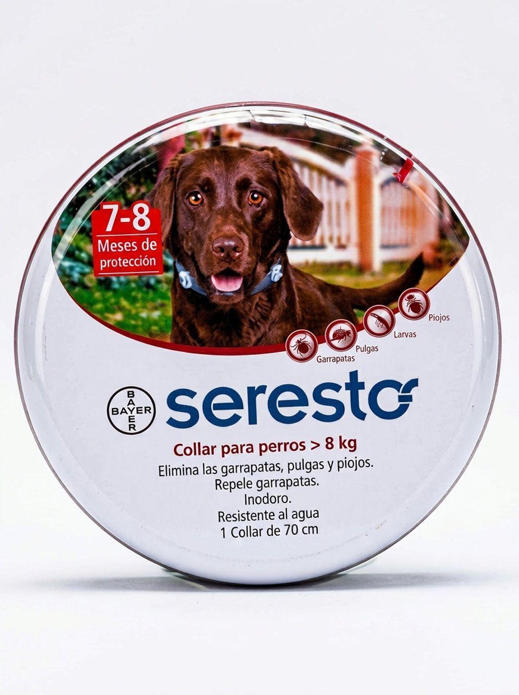 SERESTO Collar Perro Antiparasitario mas de 8 Kg-0