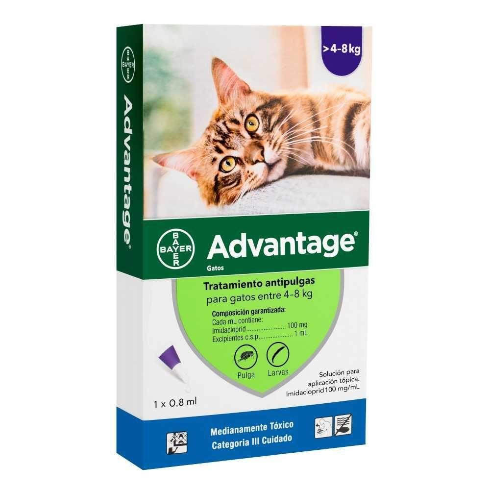 Advantage Pipeta Antipulgas Gato 4 A 8 Kg-1