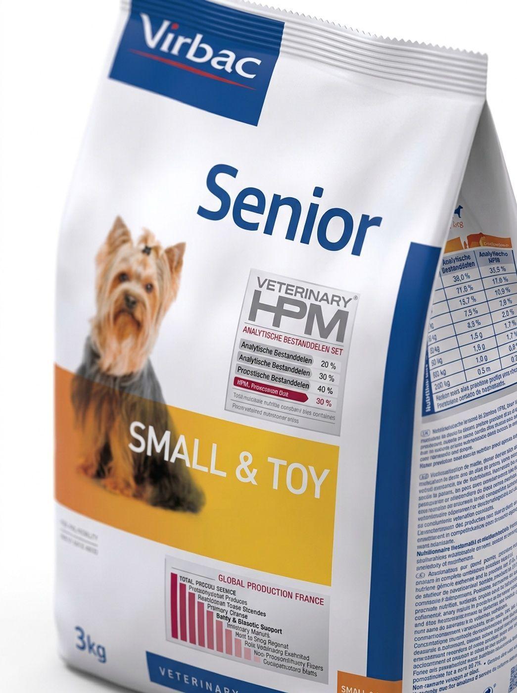 ALIMENTO VIRBAC D DOG SENIOR SMALL Y TOYS X 3 KG-2