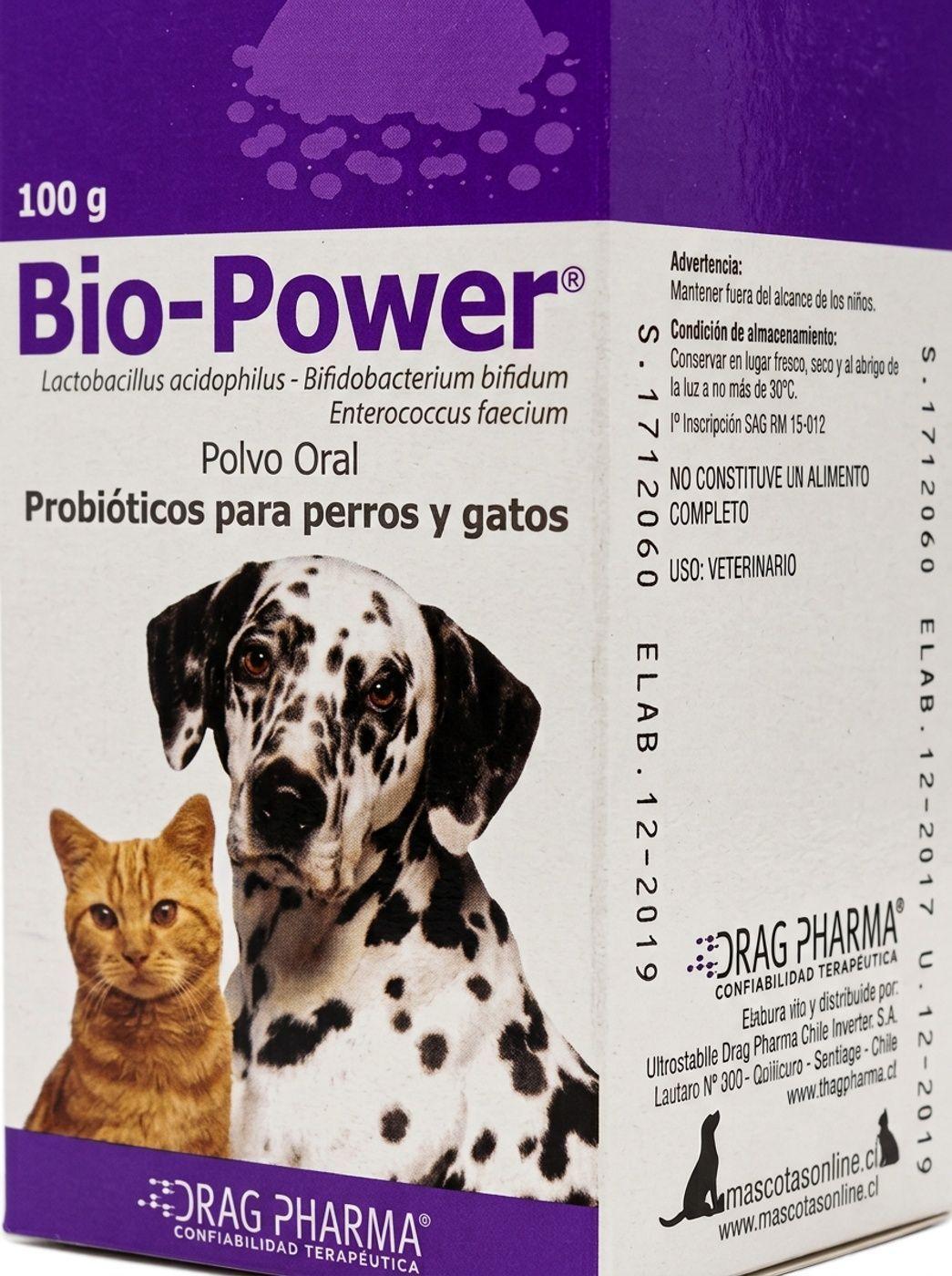 Biopower Prebi ticos Perro gato Suplemento 100g-2