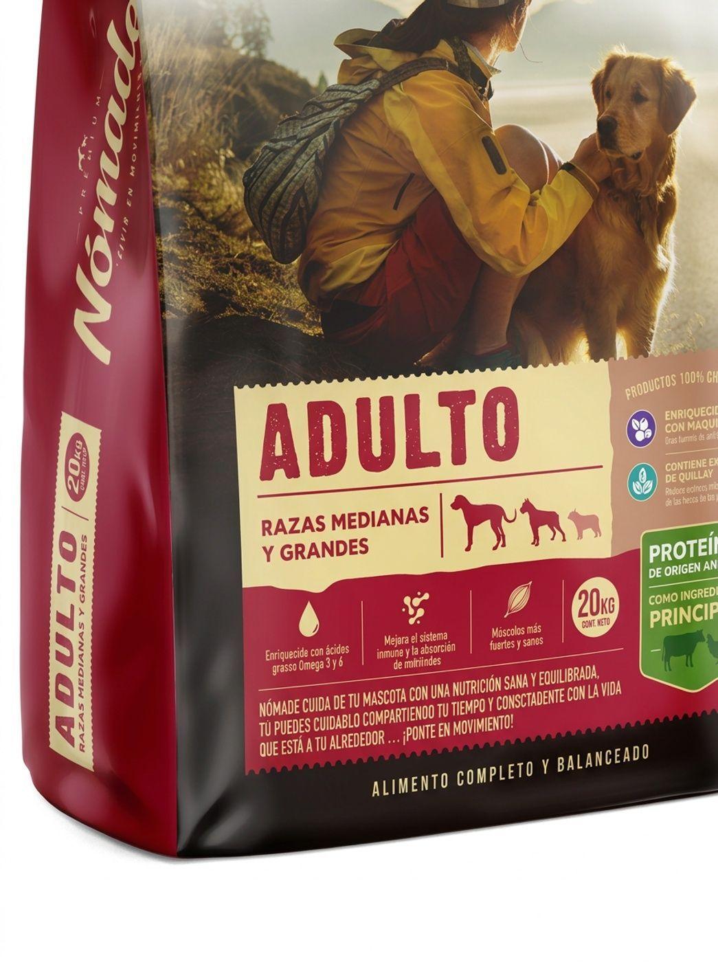 Nomade Alimento Perro Adulto Raza Mediana Grande 20 kg-2