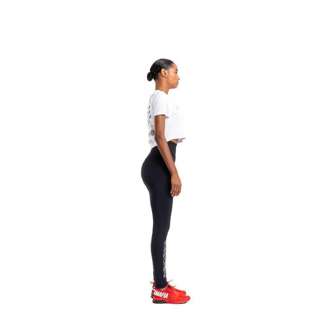 Leggins Negra con letras rojas-2