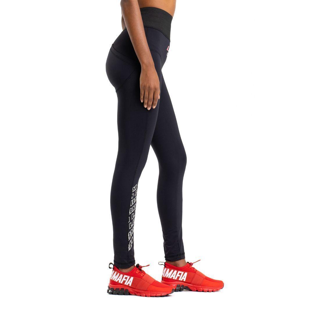 Leggins Negra con letras rojas-6