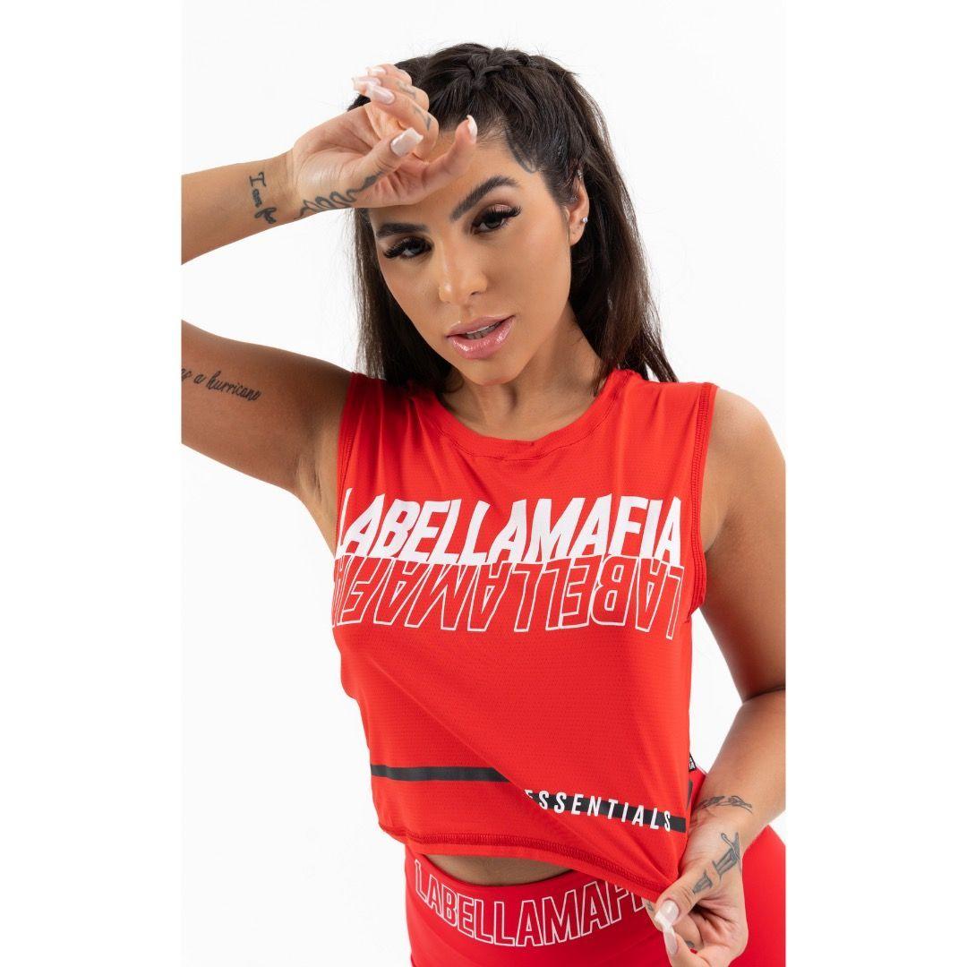 Cropped Essentials Rojo-1