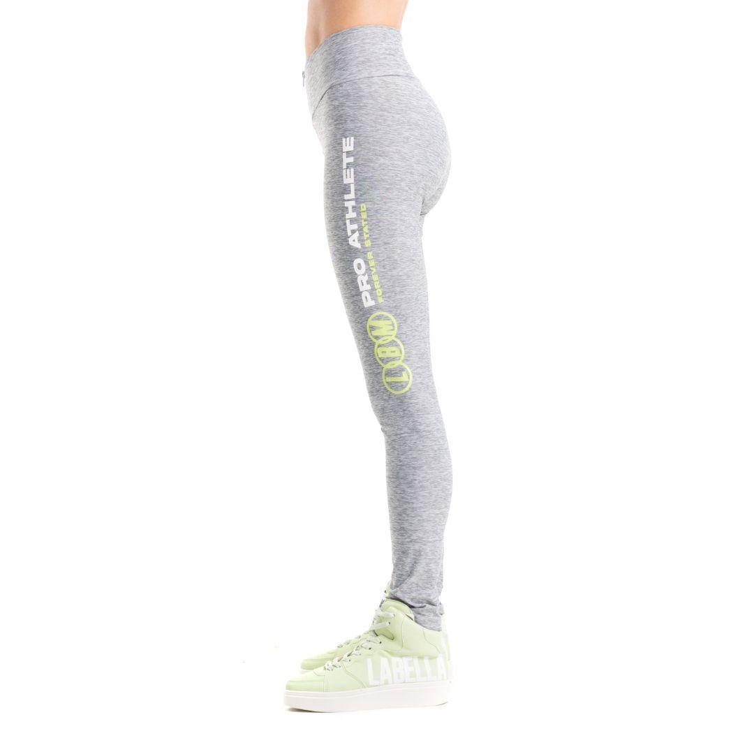 Leggins gris con cierre-5